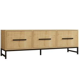 Έπιπλο Τηλεόρασης Melody 835PUQ4493 160x40x50cm Oak