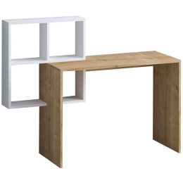Γραφείο Adell 393MRD1301 98x45x124cm White-Oak