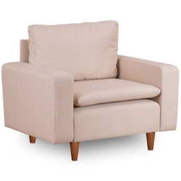Πολυθρόνα Lungo 859FTN1752 105x79x78cm Cream