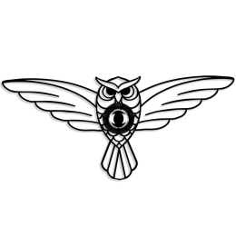 Διακοσμητικό Φωτιστικό Τοίχου Owl 526SHD1179 70x9x31cm 1xE27 40W Black Opviq