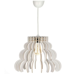 Φωτιστικό Οροφής Cloudy 390FLH2135 Φ37x70cm 1xE27 40W White Opviq