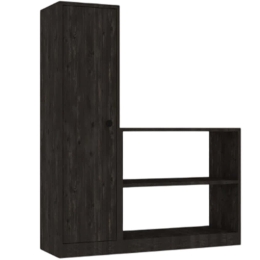 Παπουτσοθήκη Daisy 495SSE1808 100x29,6x120cm Anthracite Μοριοσανίδα, Μελαμίνη