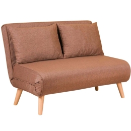 Καναπές - Κρεβάτι Διθέσιος Folde 859FTN2715 120x80x79cm Brown