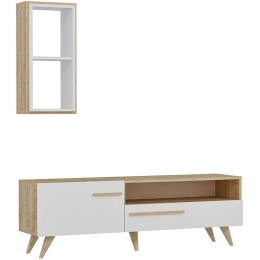 Σύνθεση Τηλεόρασης Zera 475OLV1467 150x35x50cm Oak