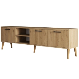 Έπιπλο Τηλεόρασης Exxen 389MZA1178 180x35x53cm Oak