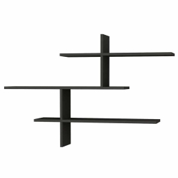 Ραφιέρα Τοίχου Leo 776HMS1727 123x22x80,5cm Anthracite