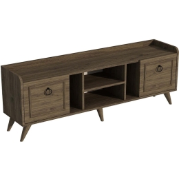 Έπιπλο Τηλεόρασης Ruby 505CRL1724 150x35x55cm Walnut