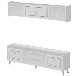 Σύνθεση Τηλεόρασης Alya 505CRL1725 180x35x55cm White