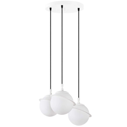 Φωτιστικό Οροφής Hug 942FLG1649 36x36x167cm 3xE14 40W White Opviq