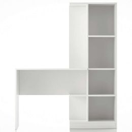Γραφείο Lavinia 125GLN1107 128x45x157cm White