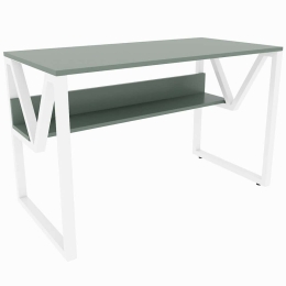 Γραφείο Lona 875ZNA4542 120x60x72,8cm Green-White