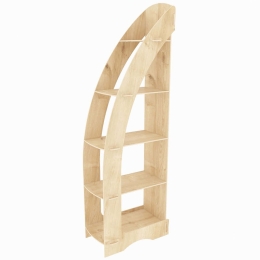 Βιβλιοθήκη Orsa 875ZNA4555 58x31,6x180cm Oak