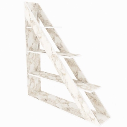 Βιβλιοθήκη Pisagor 875ZNA4560 120x25x131,8cm White