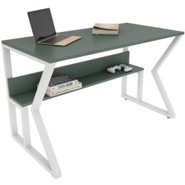 Γραφείο Wake 875ZNA4576 120x60x72,8cm Green-White