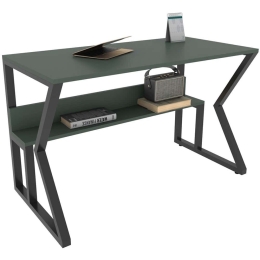 Γραφείο Wake 875ZNA4578 120x60x72,8cm Green-Black
