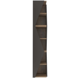 Ραφιέρα Δαπέδου Arrow 875ZNA4623 31,8x31,8x165cm Black-Walnut