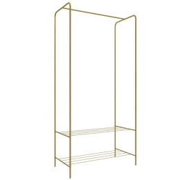 Κρεμάστρα Δαπέδου Frankenthal 285LCV1296 80x35x170cm Gold Μέταλλο
