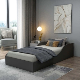 Κρεβάτι Oya 550ARN2514 94x193,6x44cm Anthracite Μονό