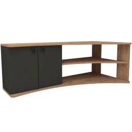 Έπιπλο Τηλεόρασης Γωνιακό Termera 550ARN2976 135x67,7x48,6cm Pine-Anthracite