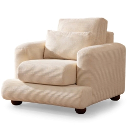 Πολυθρόνα River 560ARE1836 100x105x90cm Beige