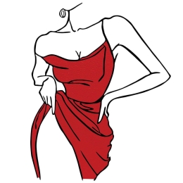 Διακοσμητικό Τοίχου Natalie 279ENZ2630 56x70cm Black-Red Wallity Μέταλλο,Ξύλο