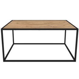 Τραπέζι Σαλονιού Lizbon 706CLN1156 90x50x40cm Oak-Black