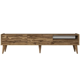 Έπιπλο Τηλεόρασης Valensiya 845HCT5352 180x45x35cm Walnut