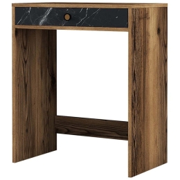 Τουαλέτα Lizbon 845HCT5382 70x40x84,7cm Marble Effect Black-Walnut