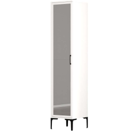 Ντουλάπα Μονόφυλλη Kumsal 845HCT5408 40x47,5x201,4cm White Μονόφυλλη