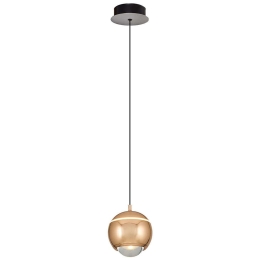 Φωτιστικό Οροφής 701CHD1441 Φ9x120cm Led 1200lm 12W 3000K Rose Gold Opviq