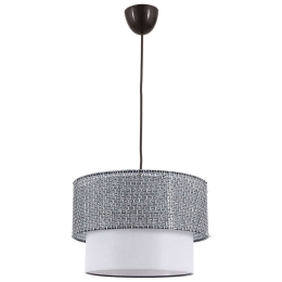 Φωτιστικό Οροφής Coral 390FLH2261 30x30x70cm E27 40W Grey-White Opviq