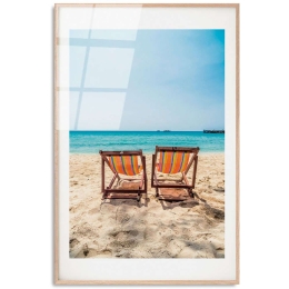 Κάδρο 123BZM2543 30x45cm Multi Wallity Κάθετοι Γυαλί