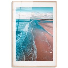 Κάδρο 123BZM2552 30x45cm Multi Wallity Κάθετοι Γυαλί
