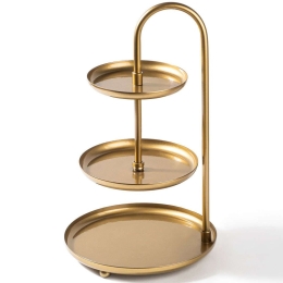 Βάση Κοσμημάτων Kalki 247HFM1126 Φ20x32cm Gold Aberto Design Μέταλλο