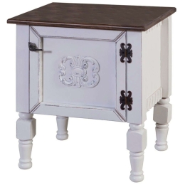 Κομοδίνο Ada 472PHL1118 50x52x40cm White