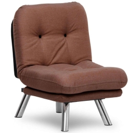Πολυθρόνα - Κρεβάτι Misa Small 859FTN2842 70x78x85cm Light Brown