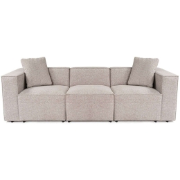 Καναπές Τριθέσιος Lora 560ARE1955 303x108x65cm Mocha