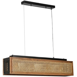 Φωτιστικό Οροφής - Ράγα Kumsal 941RTN1155 88x70cm E27 40W Natural-Walnut Opviq