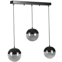 Φωτιστικό Οροφής - Ράγα Kure 941RTN1231 55x15x70cm 3xE27 40W Black Opviq