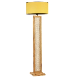 Φωτιστικό Δαπέδου Ribon 941RTN1366 40x150cm E27 40W Natural-Mustard Opviq