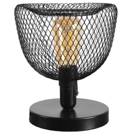 Φωτιστικό Επιτραπέζιο Ayca 941RTN1449 15x26cm 1xE27 40W Black Opviq