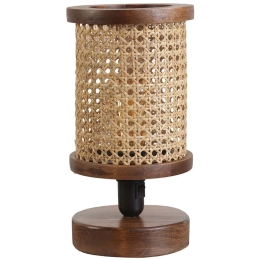 Φωτιστικό Επιτραπέζιο Gizem 941RTN1452 Φ15x31cm 1xE27 40W Walnut Opviq
