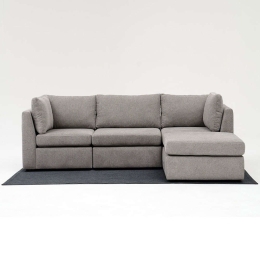 Καναπές Γωνιακός Mottona 825BLC2880 270x180x84cm Light Grey