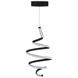 Φωτιστικό Οροφής Niriss 166PRG1198 43x24x24cm Led 24-36W 4000K Black Opviq