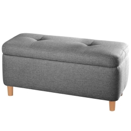 Σκαμπό Rocio 209FLF1388 100x41x45cm Dark Grey