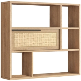 Ραφιέρα Τοίχου 956LCS3446 90,1x22x81cm Walnut-Oak