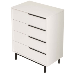 Συρταριέρα On 956LCS3502 74,8x44,5x95,1cm White-Black