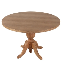 Τραπέζι Albero 117FRF1250 Φ100x75cm Oak Mdf,Ξύλο