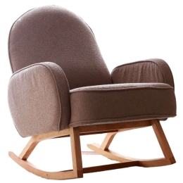 Πολυθρόνα Κουνιστή Yoko 383EVN1105 78x75x91cm Brown