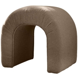 Σκαμπό Nu Teddy 383EVN1114 51x46x45cm Brown